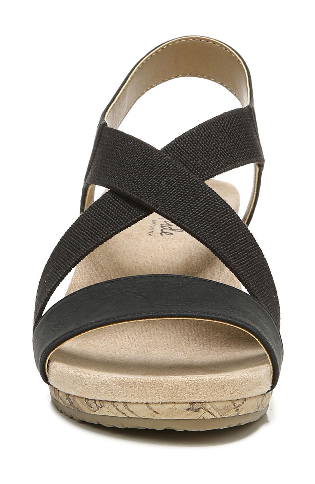 LifeStride Mexico Wedge Slingback Sandal, Alternate, color, 