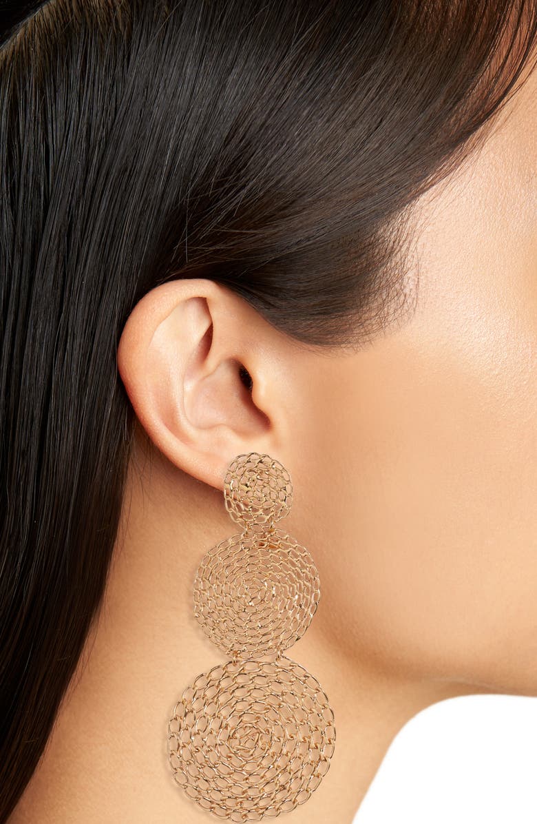 Gas Bijoux Statement Drop Earrings, Alternate, color, 