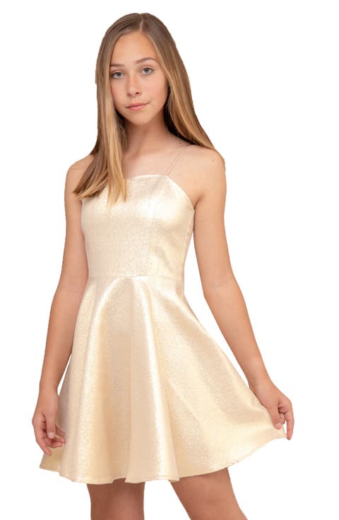 Fit and Flare Party Dress in Longer Length