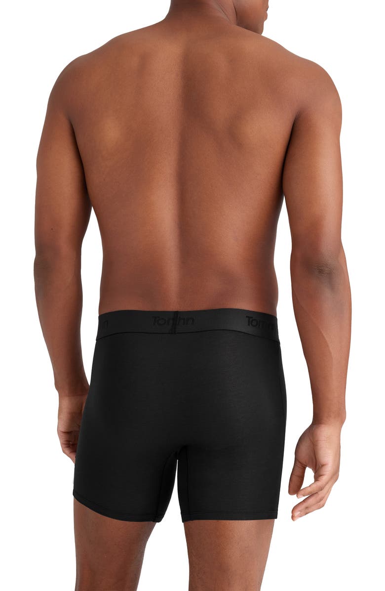 Tommy John Second Skin 5.5-Inch Boxer Briefs, Alternate, color, Black