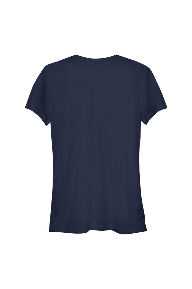 Junior's Supergirl Look Out Graffiti Poster  Graphic T-Shirt, Alternate, color, Navy Blue