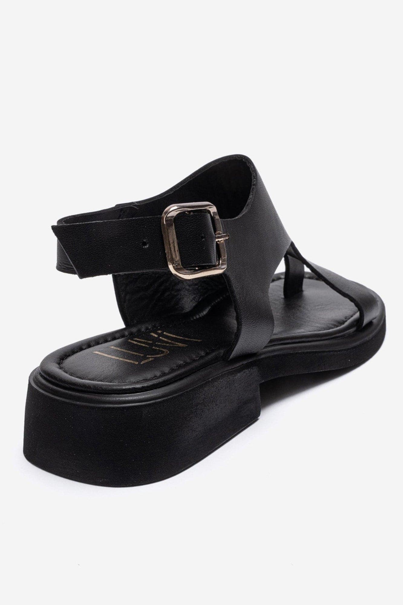 Burley Leather Slingback Sandal, Alternate, color, Black