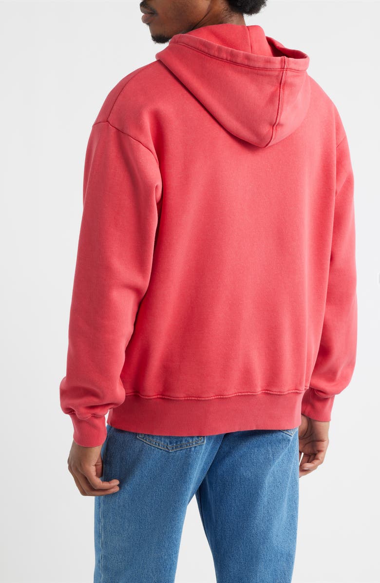 BP. Washed Fleece Hoodie, Alternate, color, Red Beauty