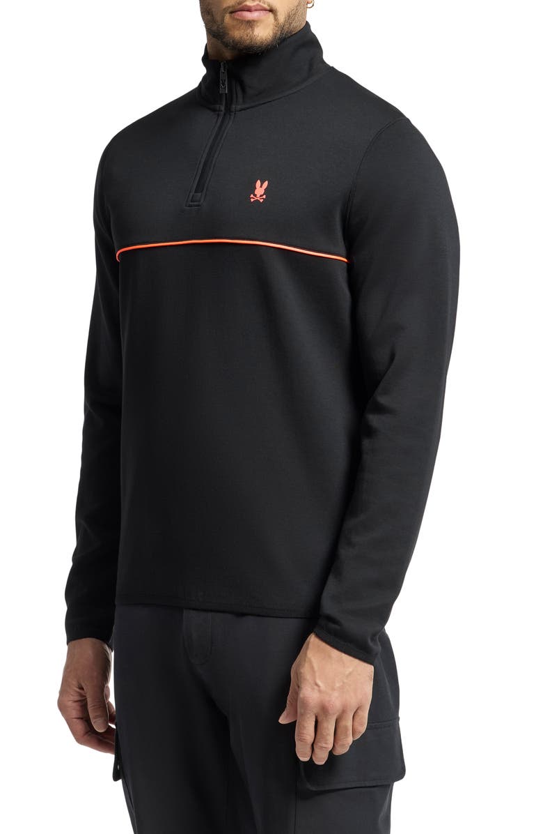 Psycho Bunny Dixie Golf Quarter Zip Pullover, Alternate, color,