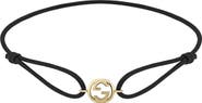 Gucci Interlocking GG Charm Cord Bracelet