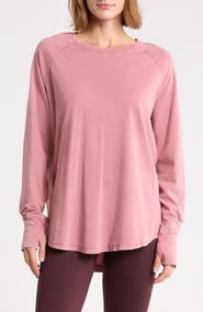 Z by Zella Vintage Wash Relaxed Long Sleeve 2.0 Tee