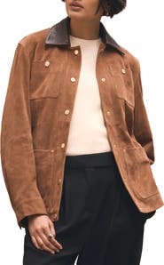 MINT VELVET Suede Barn Jacket