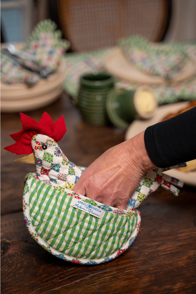 Rebecca Happy Hen Mini Mitt, Alternate, color, Green