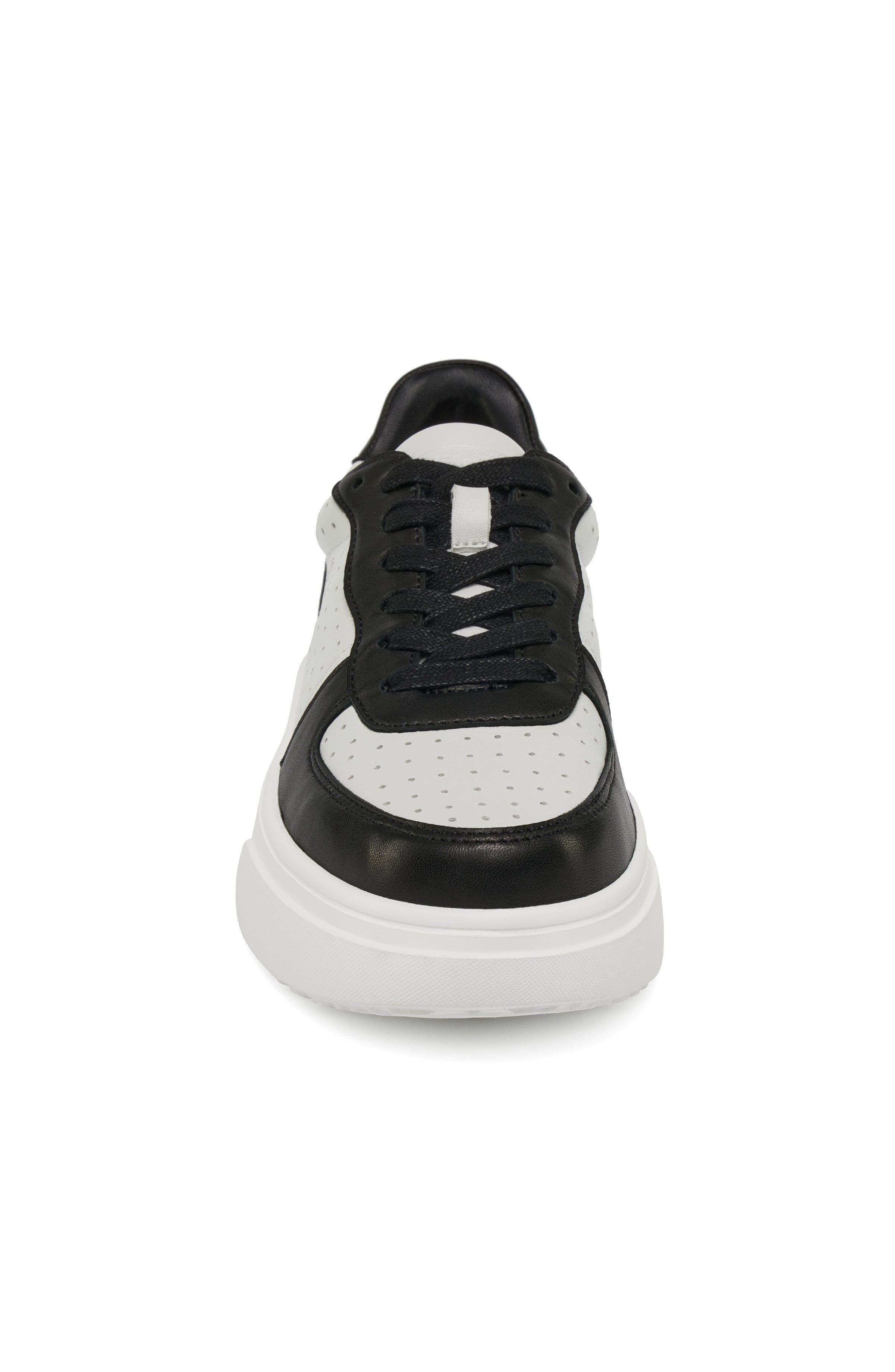 JSlides Footwear Felix Platform Sneaker, Alternate, color, Black White
