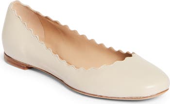 Chloé Lauren Scalloped Ballet Flat (Women) | Nordstrom