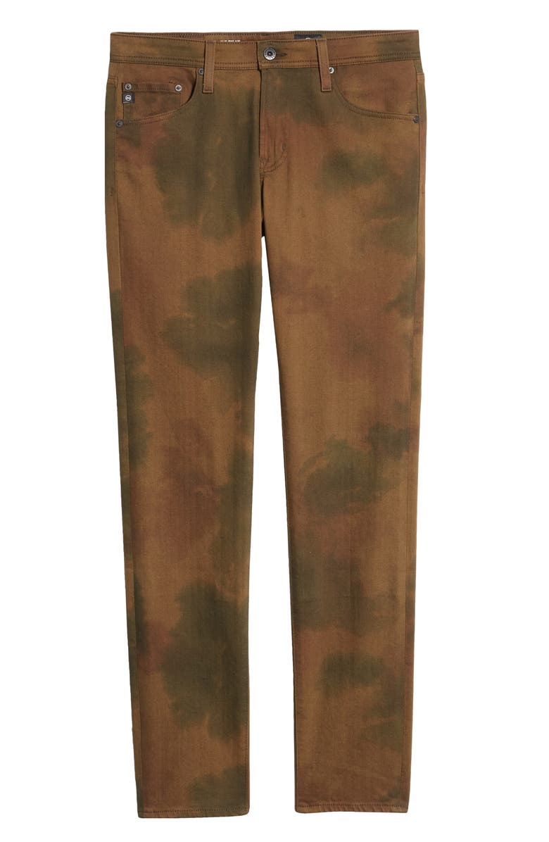 AG Dylan Extra Slim Jeans, Alternate, color, Watercolor Camo Dried Grass