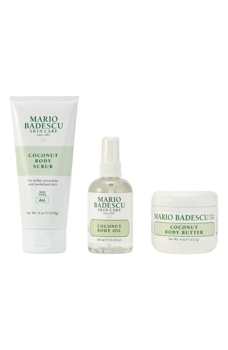 Mario Badescu Coconut Body Trio Set USD $36 Value, Alternate, color, 