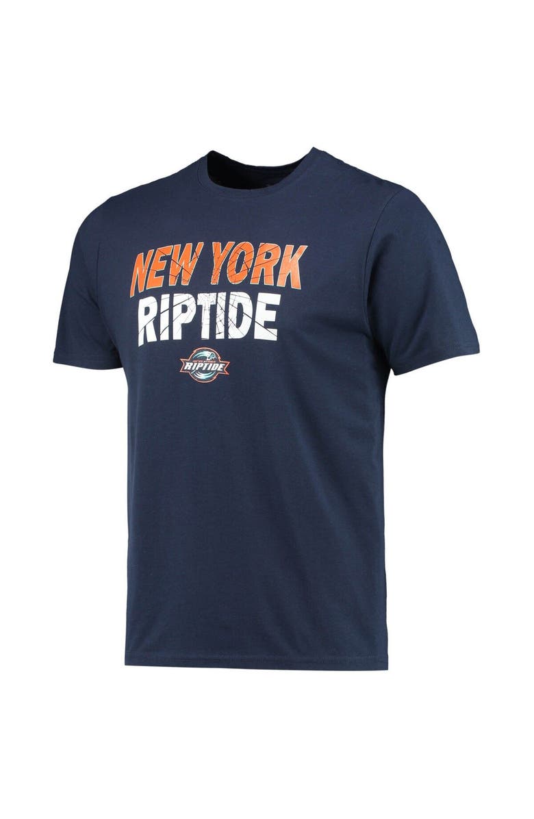 LEVELWEAR Men's Levelwear Navy New York Riptide Team Logo Thrive T-Shirt, Alternate, color,
