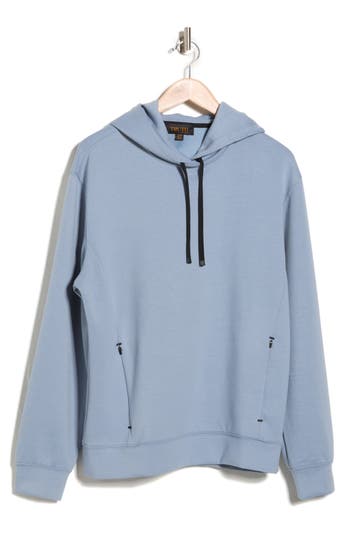 Truth Scuba Zip Pocket Hoodie In Gray