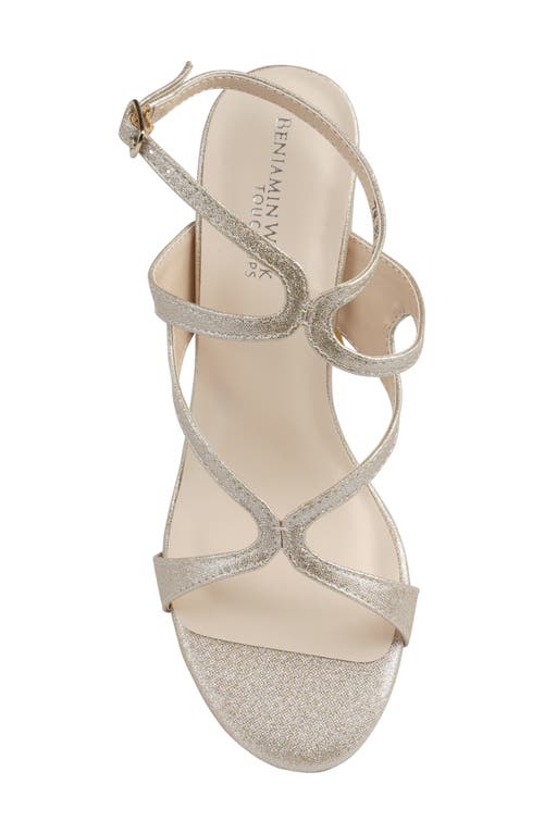 Touch Ups Shiloh Ankle Strap Sandal In Champagne