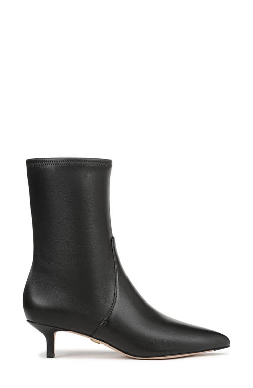 Veronica Beard Lisa 45 Stretch Kitten Heel Bootie In Black