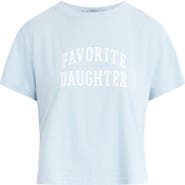 Favorite Daughter Cropped Collegiate Tee