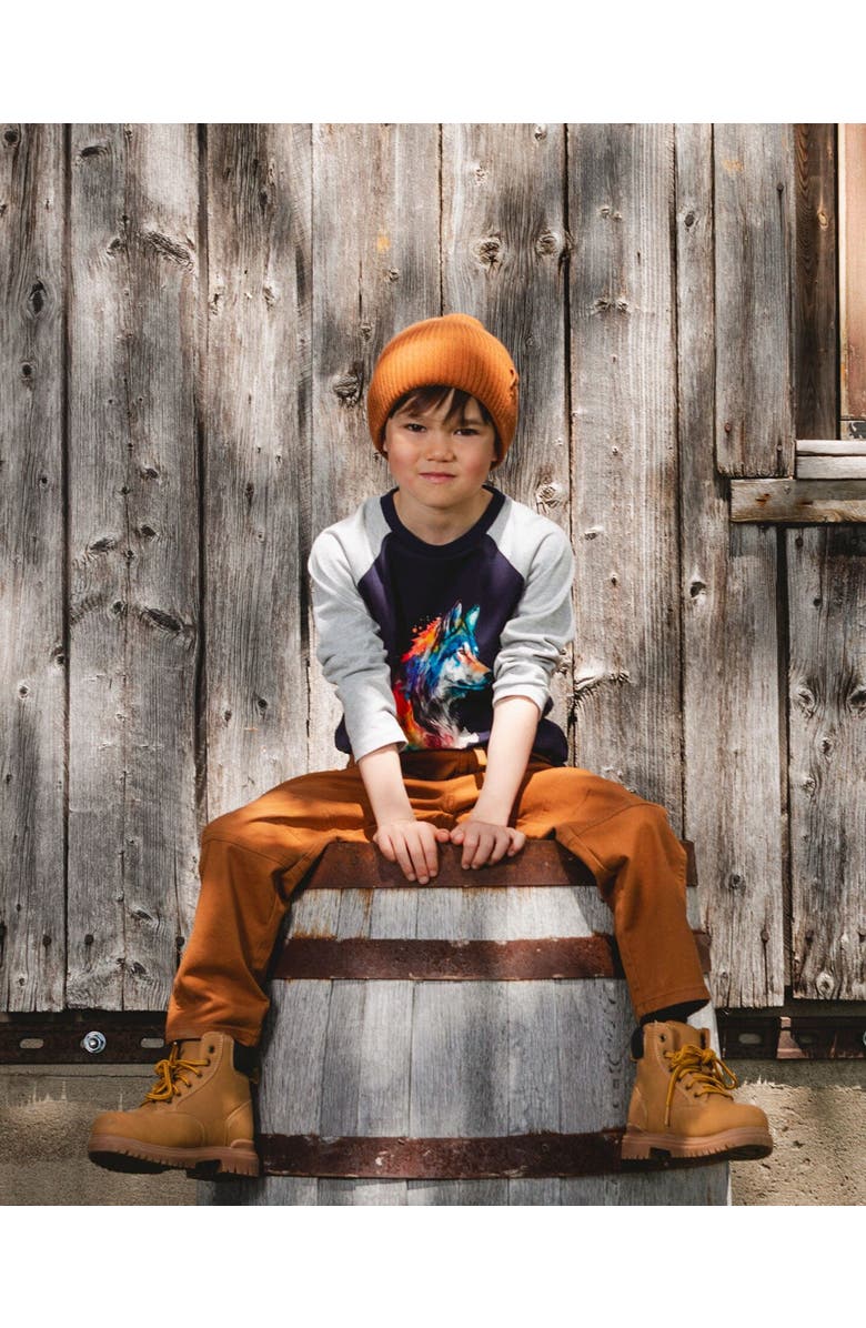 Deux par Deux Stretch Corduroy Jogger Pants, Main, color, Brown