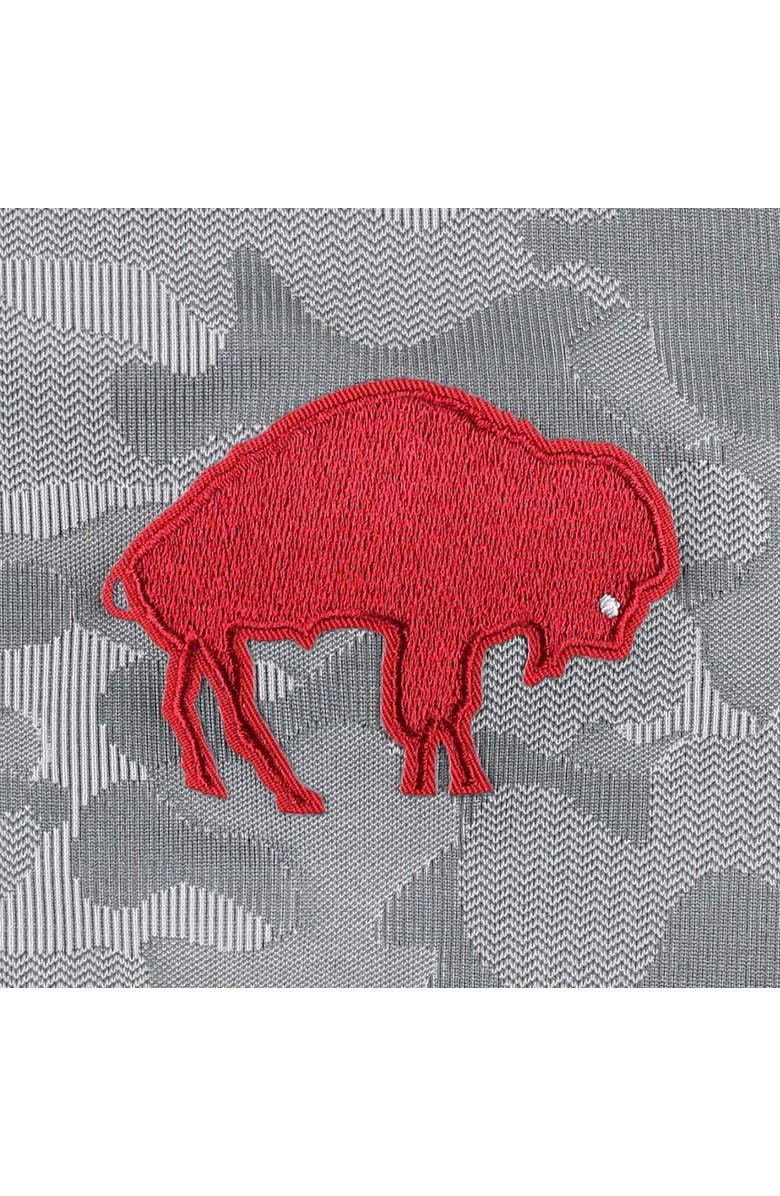 ANTIGUA Men's Antigua Gray Buffalo Bills Brigade Throwback Quarter-Zip Top, Alternate, color, Gray