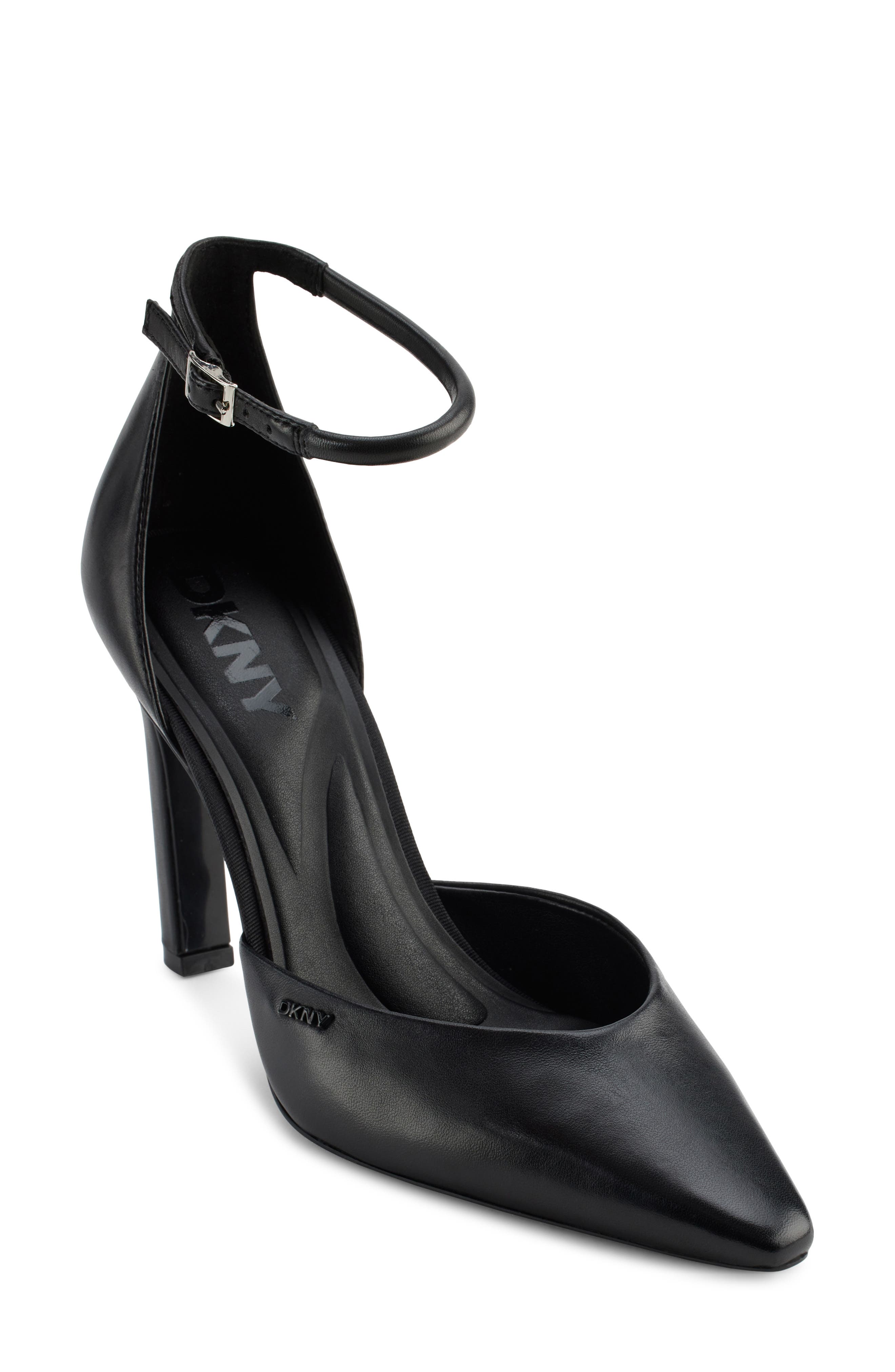 DKNY Cillian Ankle Strap Pointed Toe Pump, Main, color, 