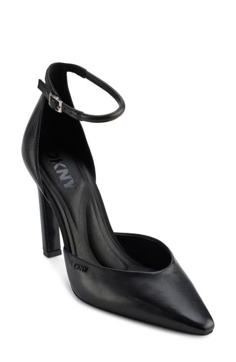 Cillian Ankle Strap Pointed Toe Pump (Women)