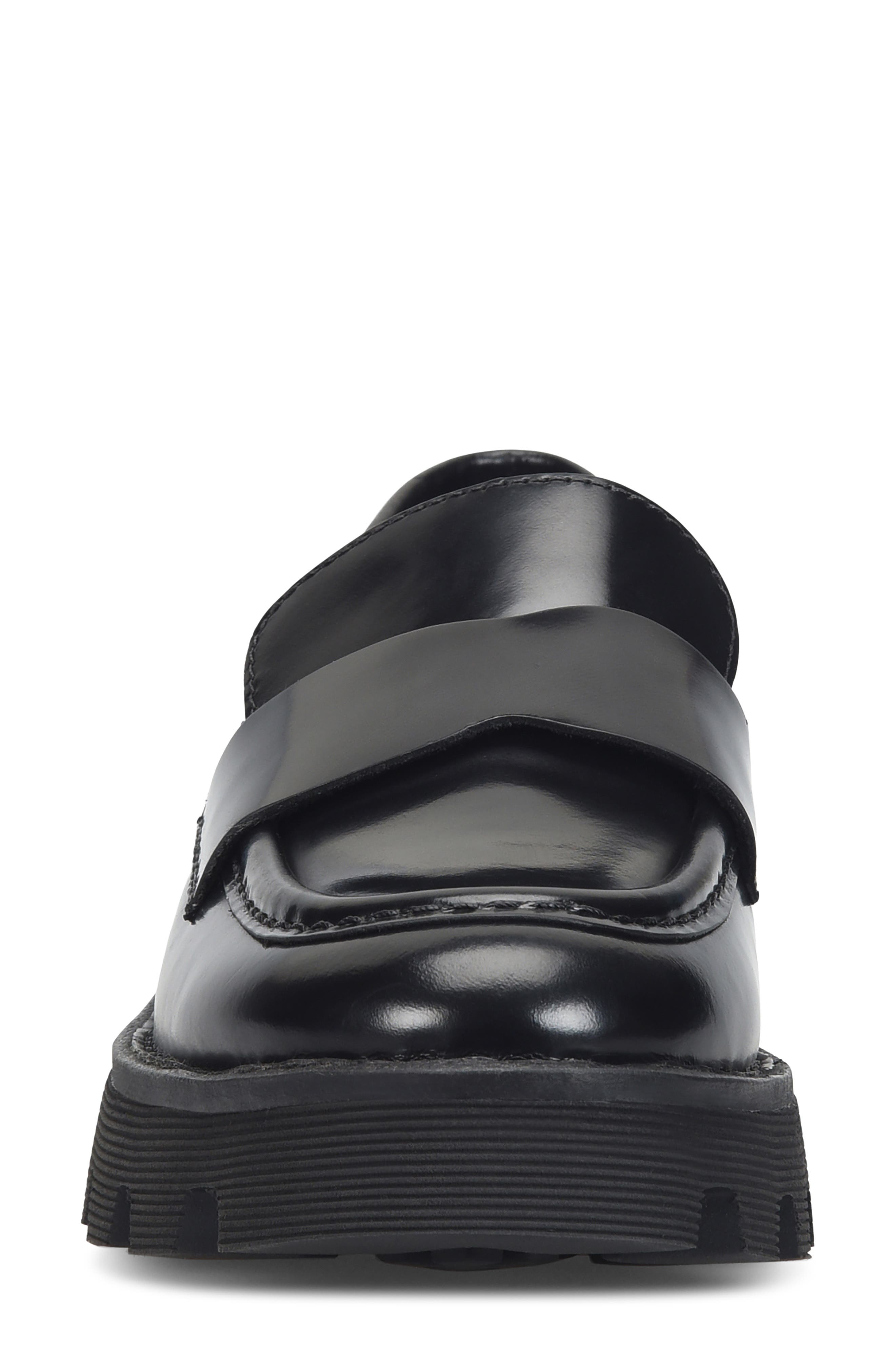 Børn Sigge Lug Sole Loafer, Alternate, color, Black Brush Off
