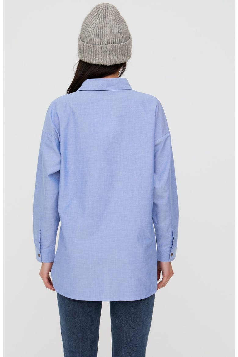 Organic Cotton Bea Shirt, Alternate, color, Blue