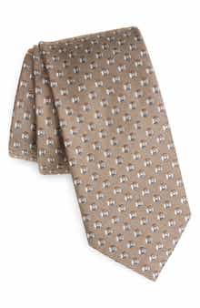 Nordstrom Damen Neat Silk Jacquard Tie