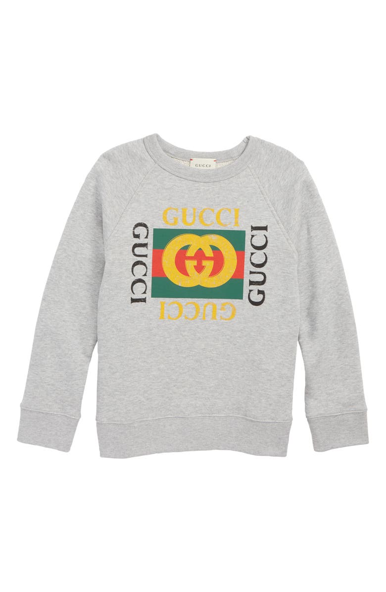 Gucci Logo Graphic Sweatshirt, Main, color,