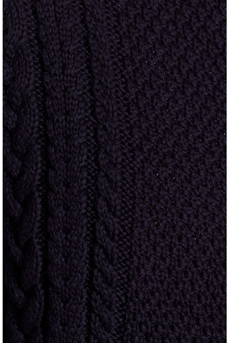Blouson Sleeve Cardigan, Alternate, color, NAVY NIGHT
