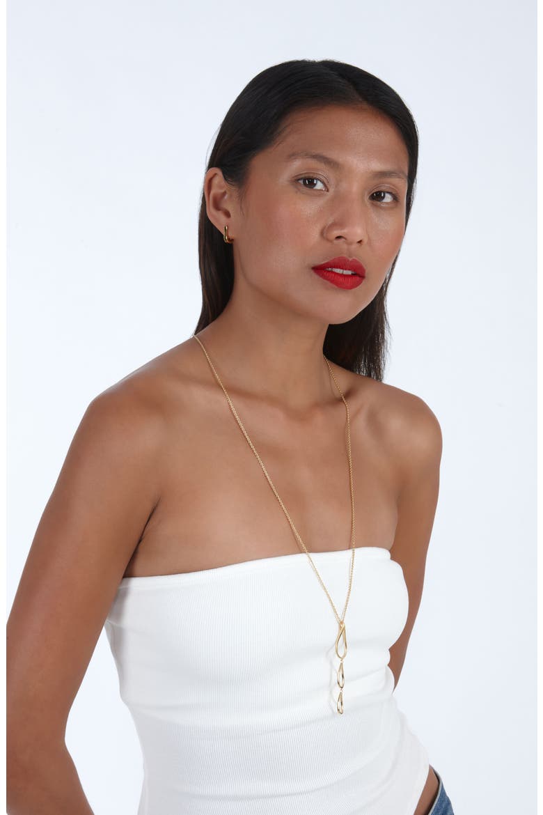 Petal Hoops, Alternate, color, Gold