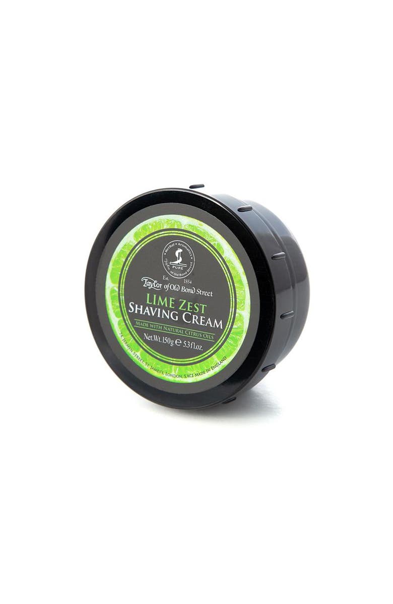 Taylor of Old Bond Street Lime Zest Shaving Cream Bowl, Main, color, White