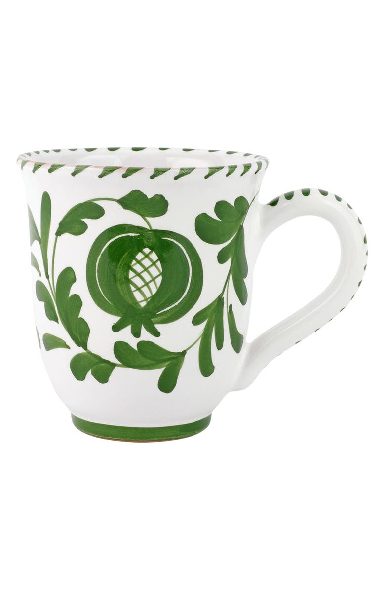 VIETRI Arezzo Mug, Main, color, Green