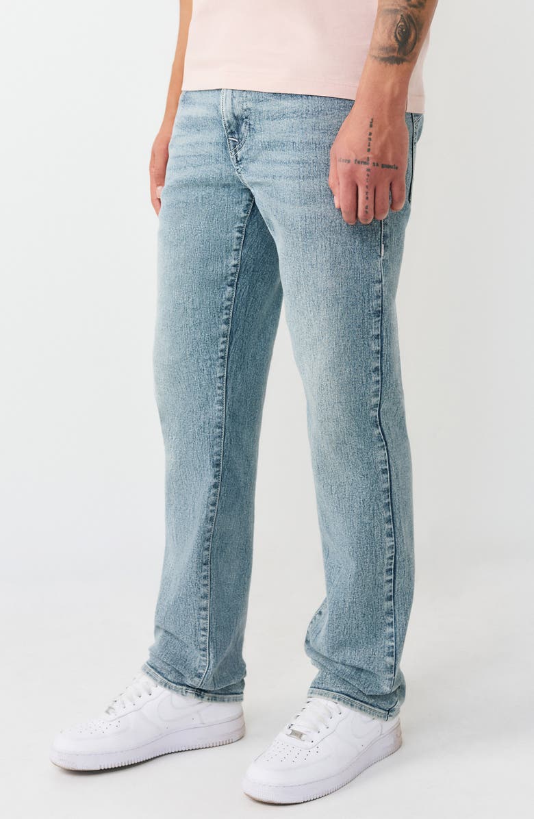 True Religion Ricky Straight Leg Jeans, Alternate, color, Light Odyssey