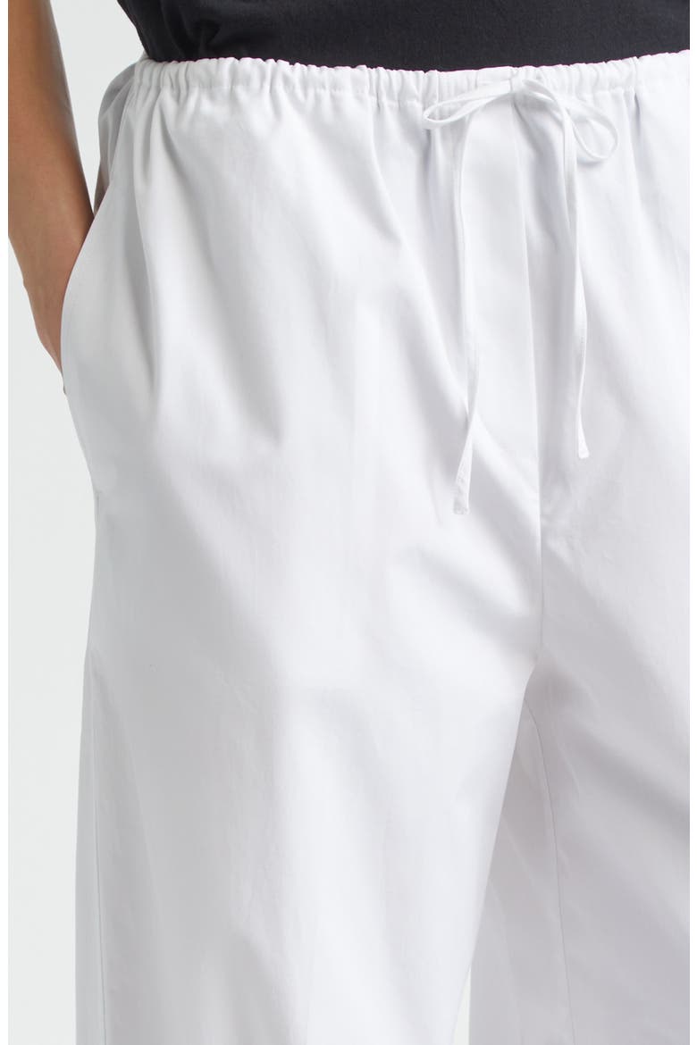 Organic Cotton Drawstring Trousers, Alternate, color, WHITE
