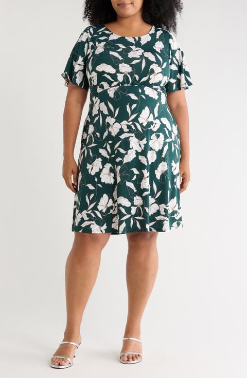 Empire Waist Short Sleeve Dress