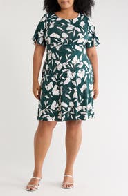WEST K Empire Waist Short Sleeve Dress