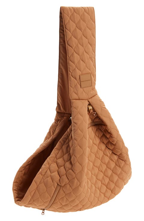 Quilted Nylon Sling Pet Carrier
