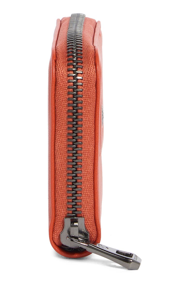 LC3D Zip Card Case, Alternate, color, RUST