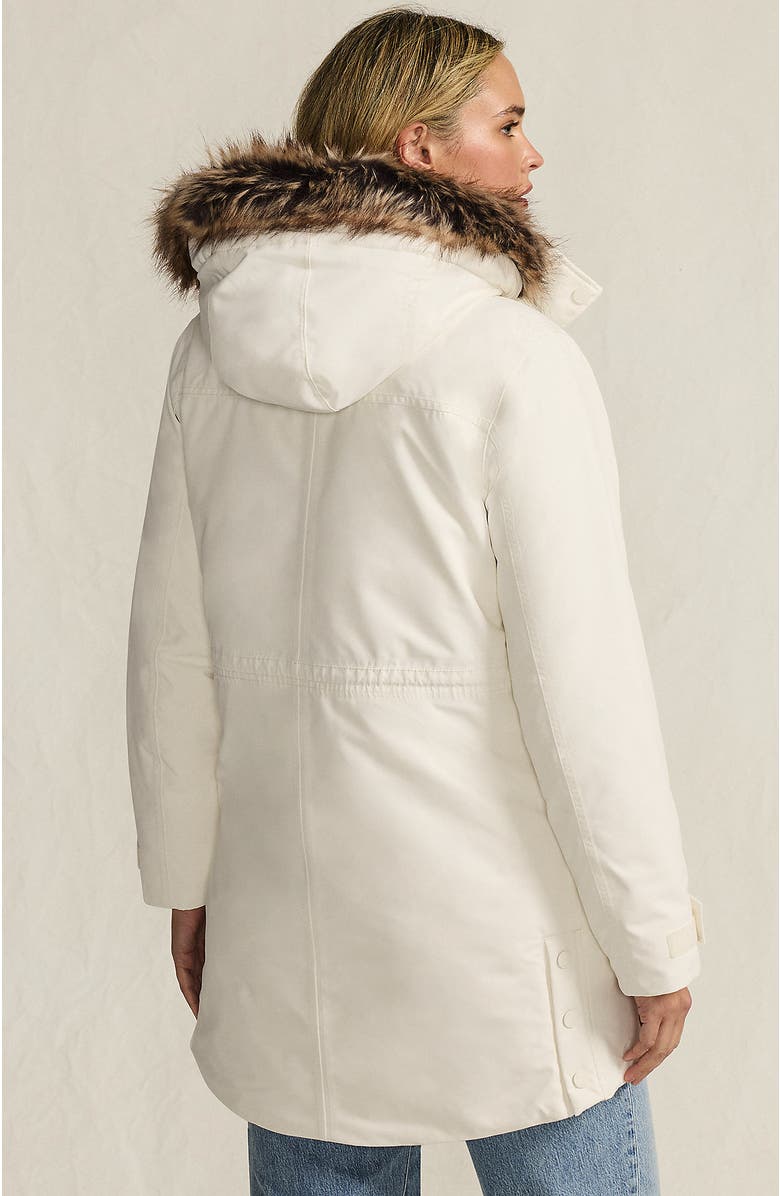 Lands' End Plus Size Expedition Down Waterproof Winter Parka, Alternate, color, Ivory