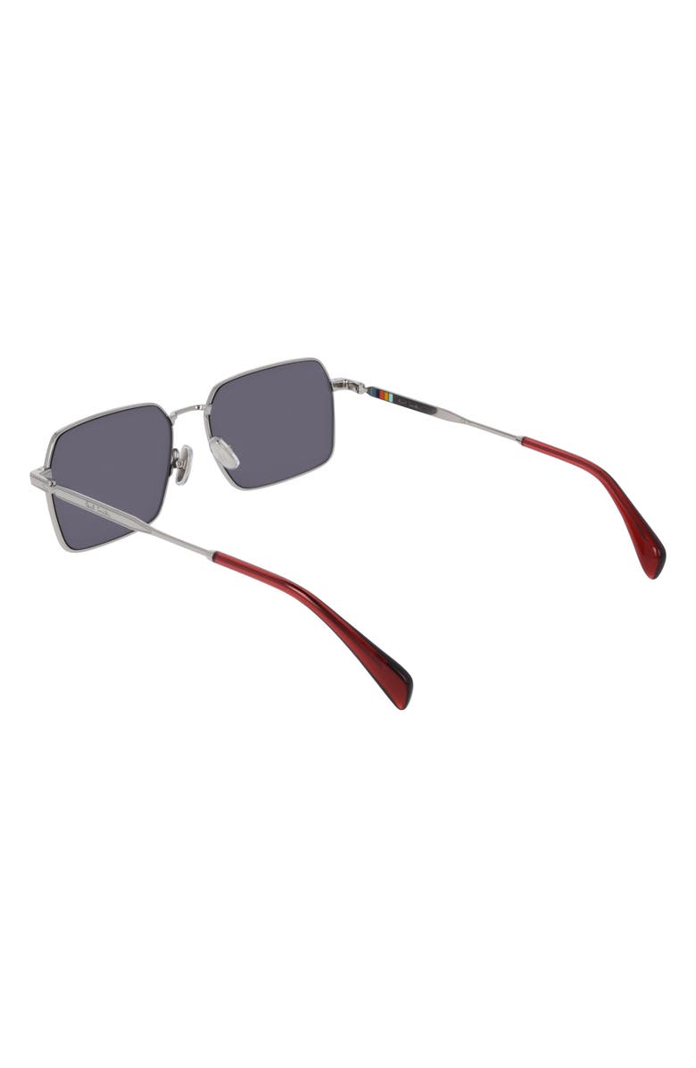 Paul Smith 58mm Modified Rectangular Sunglasses, Alternate, color, Silver/ Grey