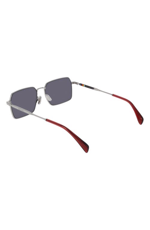 Paul Smith 58mm Modified Rectangular Sunglasses In Silver/grey