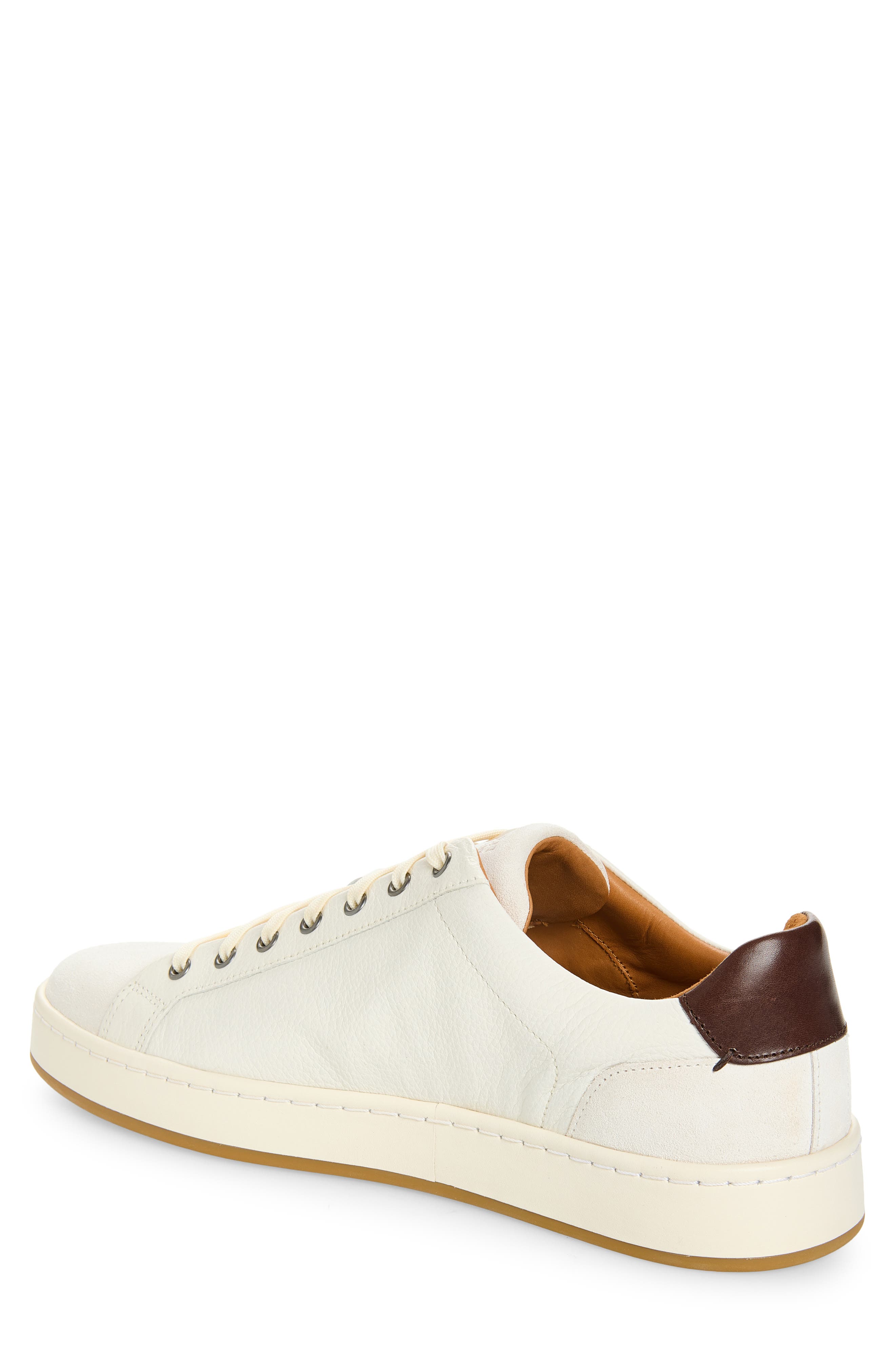 Barnes Sneaker, Alternate, color, WHITE
