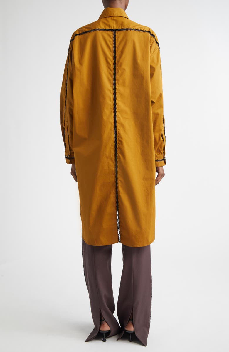 Diotima Morning Embroidered Cotton Shirt, Alternate, color, Cumin-Black