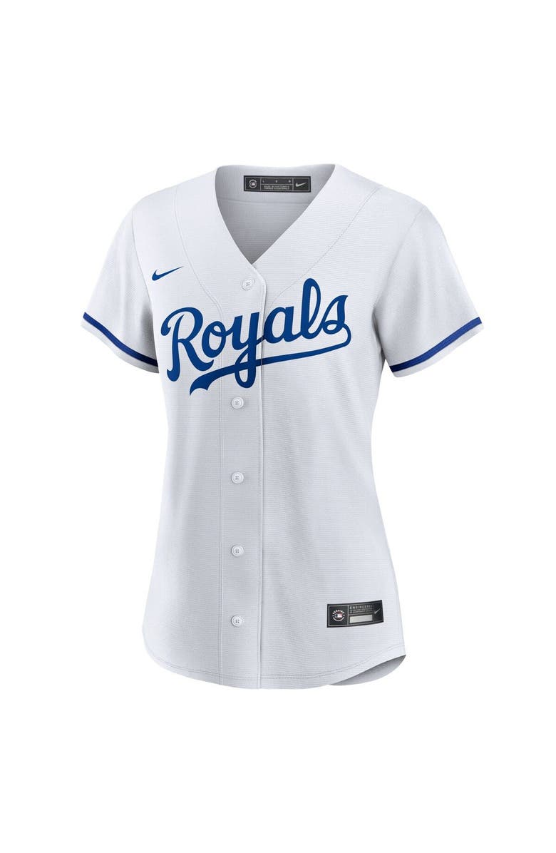 Nike Women's Nike White Kansas City Royals Home Replica Team Logo Jersey, Alternate, color, 