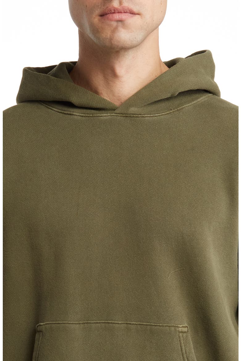 Core Oversize Organic Cotton Brushed Terry Hoodie, Alternate, color, VINTAGE PINE