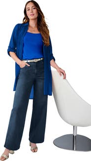 Jessica London True Fit Wide Leg Jean