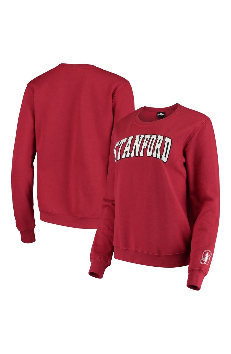 COLOSSEUM Women's Colosseum Cardinal Stanford Cardinal Campanile Pullover Sweatshirt, Main, color, Cardinal