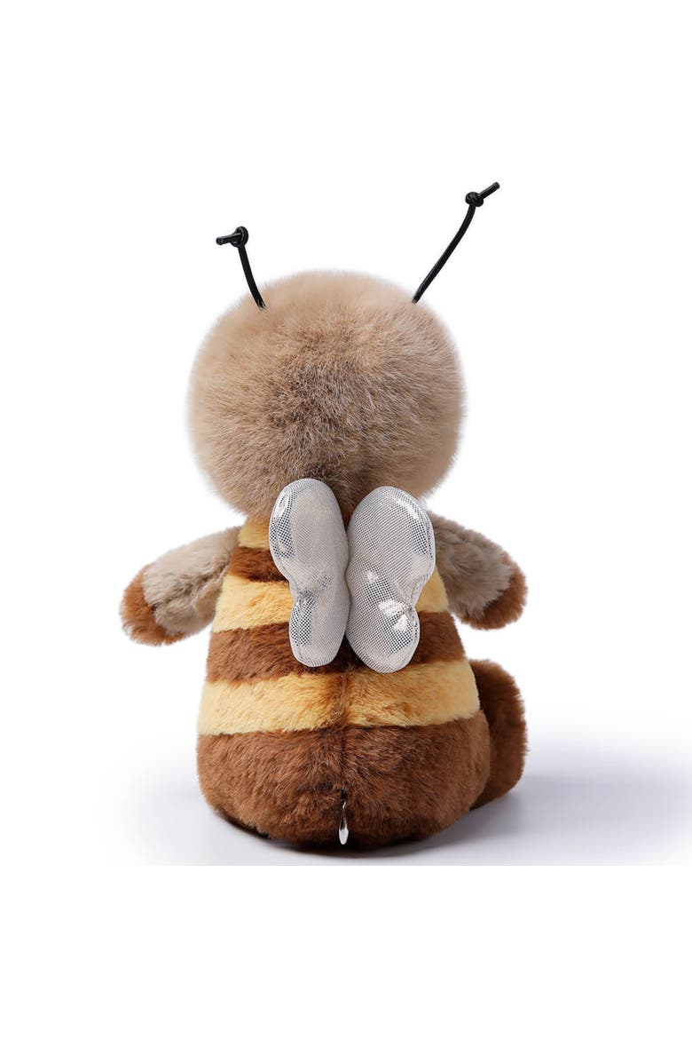 7 Inch Brownie Bee Weighted Stuffed Animal, Alternate, color, Multicolored