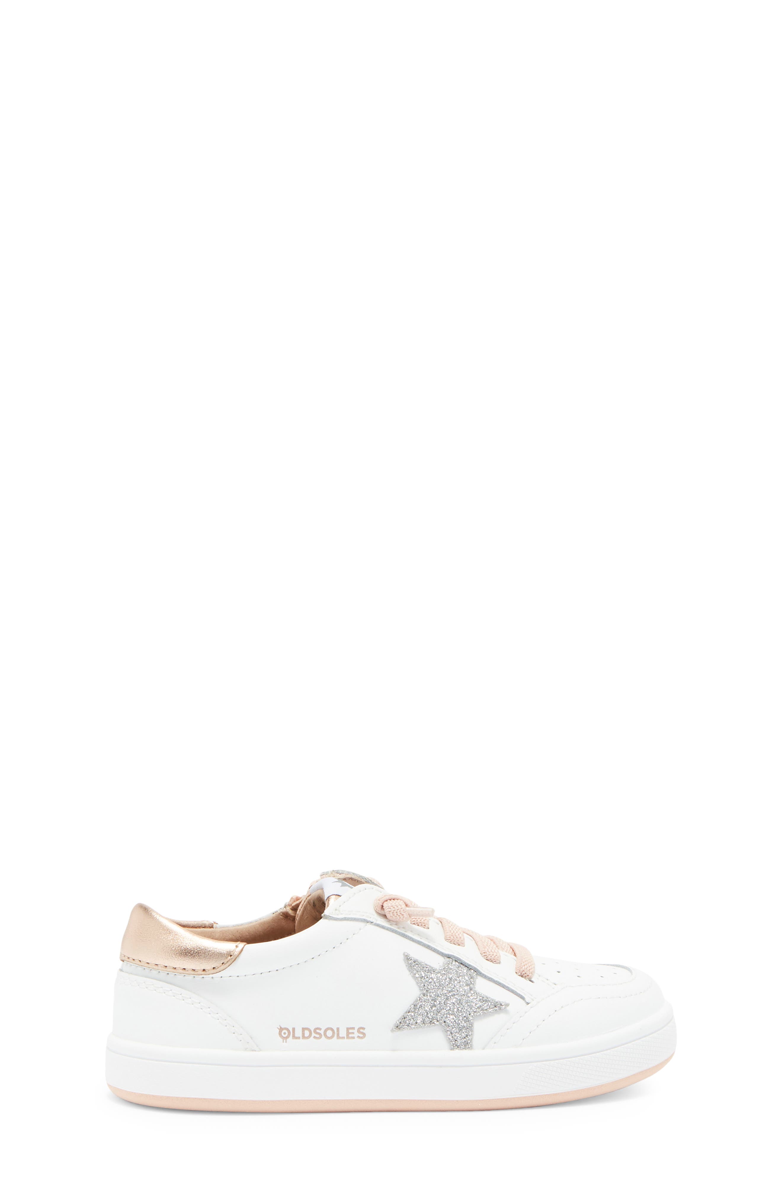 OLD SOLES Kids
 Platinum Runner Sneaker, Alternate, color, Snow / Copper